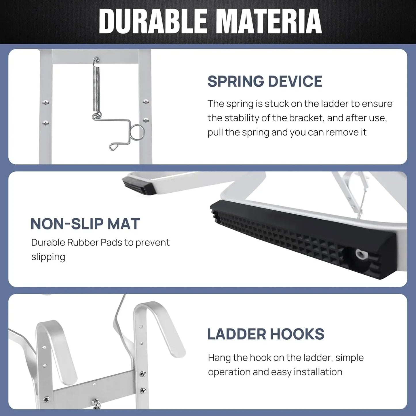 'V' , 'I' Type Ladder Stand Off, Roof Ladder Straight Ladder Combination Ladder Ladder Standoff Ladder Accessory Kit