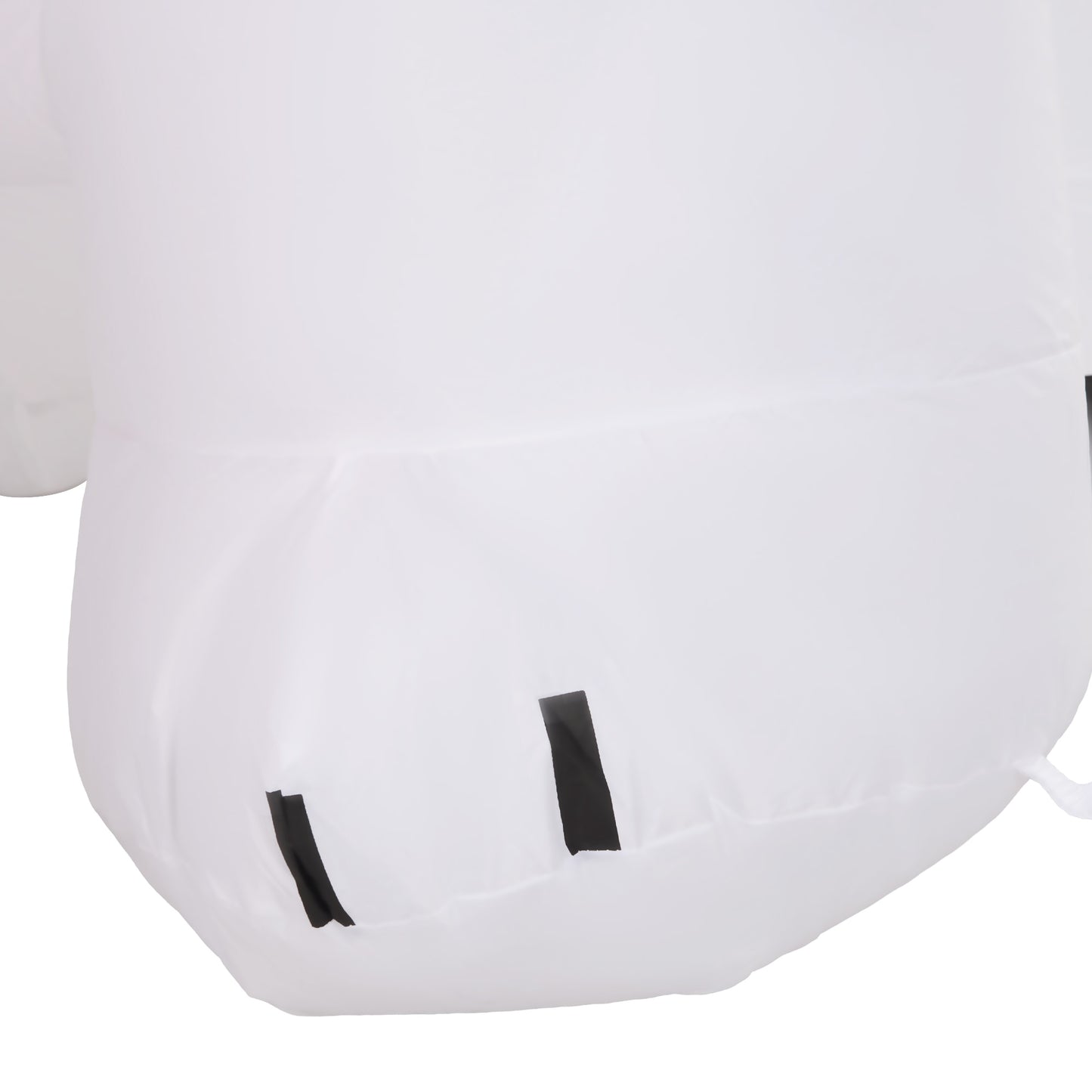 Outsunny 6.6FT Christmas Inflatable Santa Claus Riding on Polar Bear, Blow Up Outdoor LED Display for Garden Party