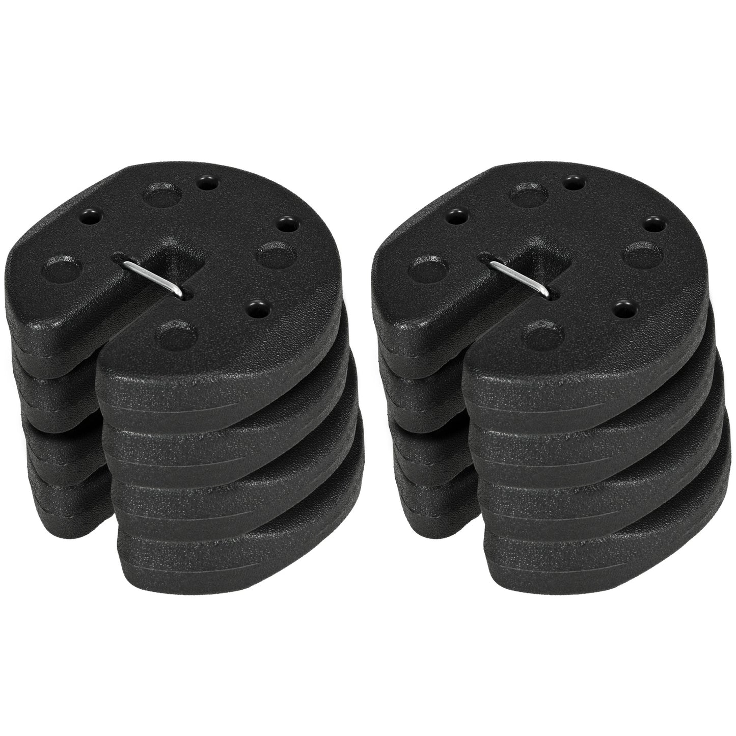 Gazebo Weights Set of 8, 24KG Weights for Gazebo Legs with Reinforce Pins and Carry Belt, for Canopies Marquees Tents
