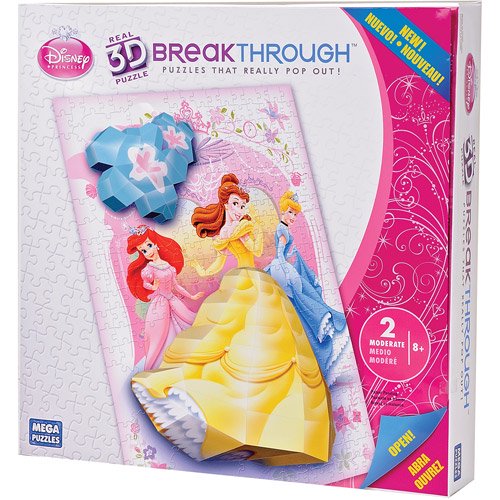 Mega Bloks 3D Breakthrough Disney Princess Puzzle Jigsaw Mega Puzzles Age 8 +