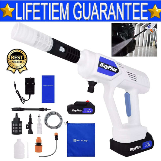 Dayplus Electric High Pressure Washer Rechargeable Car Wash Gun Cordless Electric Water Gun Foam Machine for Makita 24V Battery