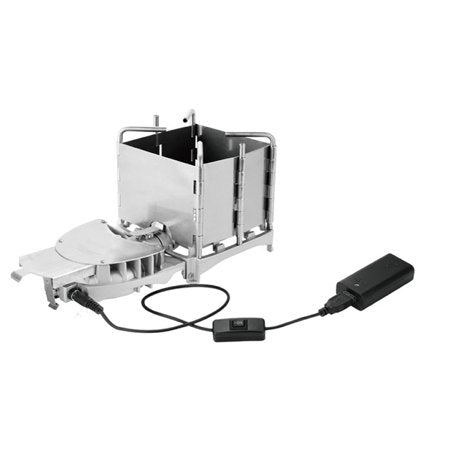 BRS 6000W Outdoor Wood Wood Burning Foldable Firewood Furnace Charcoal Cooker BBQ Electronic Blower
