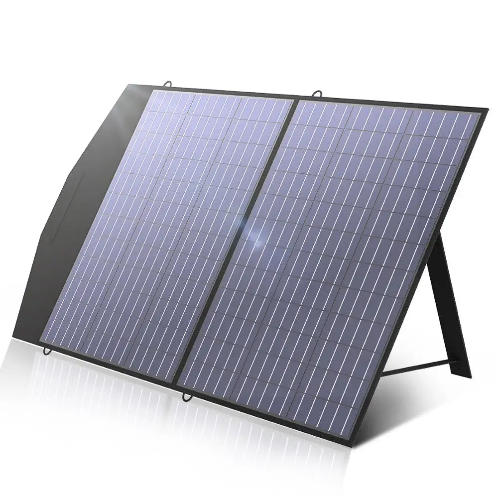 ALLPOWERS Foldable and Portable Solar Panel 100 / 200W Solar Battery Charger, Outdoor Emergency Backup Power for Power Station Etc