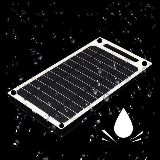 Solar Panel 5V USB Type-C Charge Portable Flexible Kit Lightweigh Mini System for Phones Car Camping Hiking Power Banks IP65