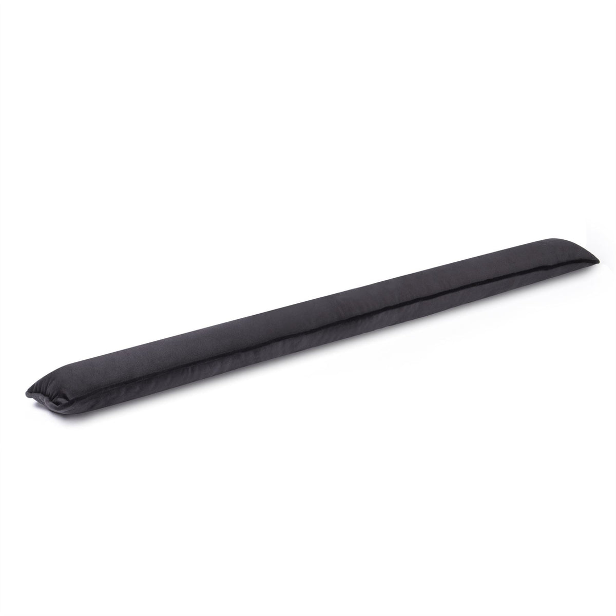 Pukkr Draught Excluders Set of 2 Black | Microfibre | 84cm Long | Fits Doors & Windows | No Assembly | Energy Saving | Reduces Heat Loss | 2-Year Warranty