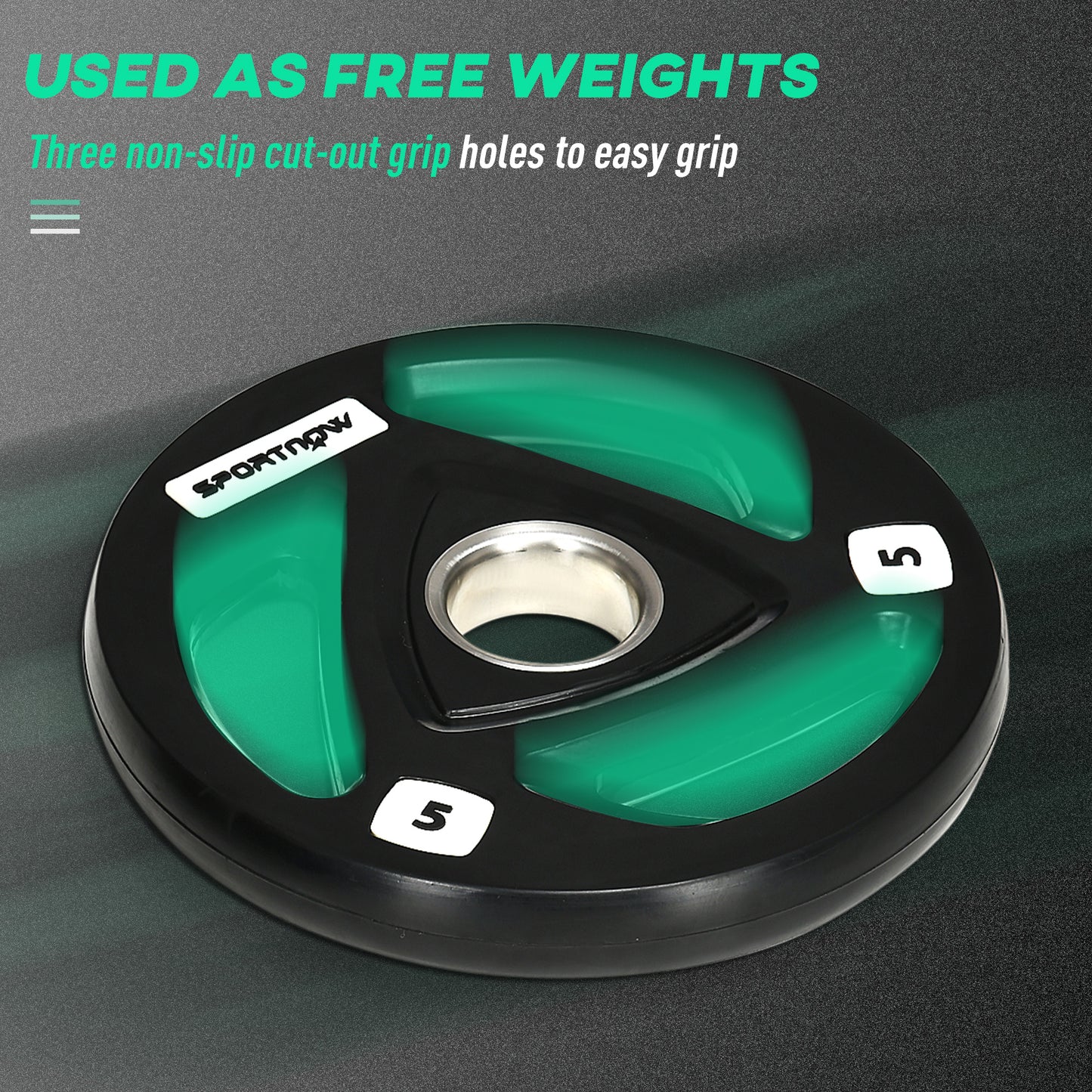 Tib Bar W/ 2 x 5kg Olympic Weight Plates, Tibialis Trainer Calf Raise Machine for Home, Gym, Lifting And Strength Training