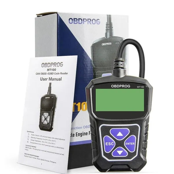 OBDPROG MT100 OBD2 Automotive Scanner For Car Code Reader Scanner Tools Auto OBD 2 Diagnostic Tool