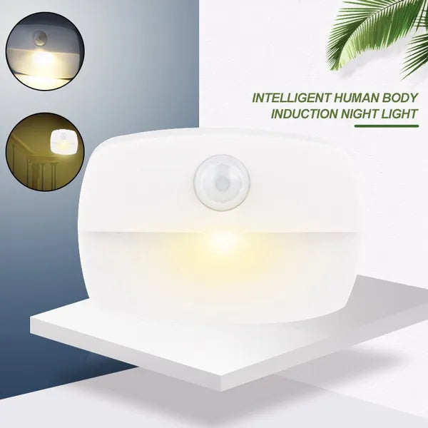 Pack Of 2 Wireless Human Body Induction Motion Sensor LED Corridor Wardrobe Cabinet Bathroom Night Light