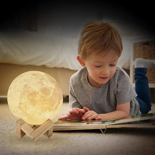 LED Galaxy Moon Lamp Moon Night Light Kids Night Light 16 Colour Change Touch and Remote Control Galaxy Light