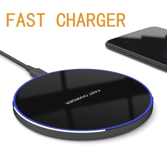 Up to 50W Super Fast Charging Wireless Charger Pad Docking Station For Mobile Phone Airpods Apple iPhone 14 13 12 11 Pro X Xs Xr 8plus Samsung S22 S21 S20 S10 S9 Huawei