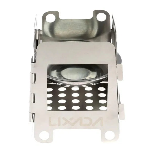 Lixada Portable Stainless Steel Lightweight Wood Stove Outdoor Cooking Picnic Camping Backpacking Burner