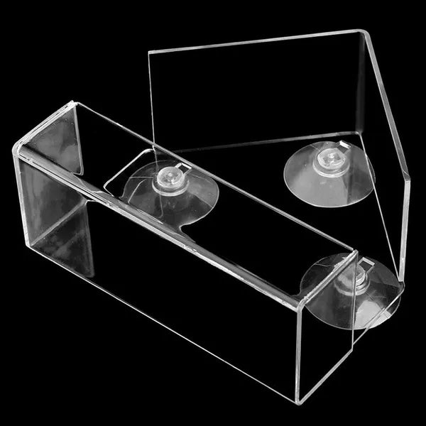 Window Viewing Wild Bird Feeder Feeding Station Stop Suction Cup Hanging Acrylic Perspex Clear