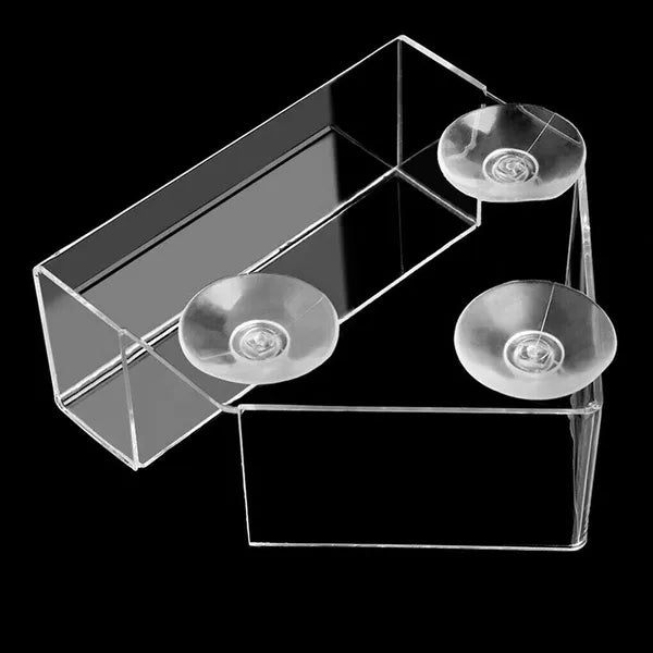 Window Viewing Wild Bird Feeder Feeding Station Stop Suction Cup Hanging Acrylic Perspex Clear