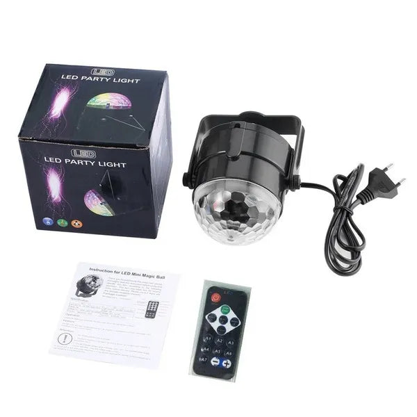 LED Party Lights Music Ball DJ Disco RGB KTV Bar Stage Light With Remote Controller