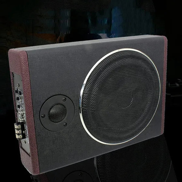 8 Inch 600W Active Underseat Car Bass Box Audio Subwoofer Sub Speaker Amplifier