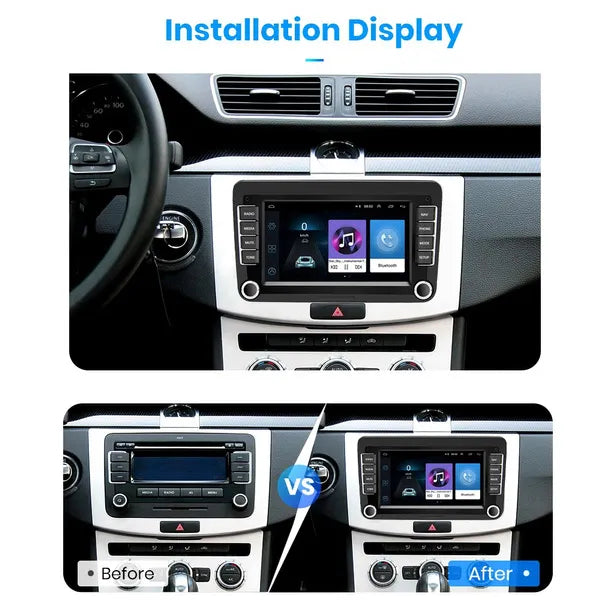 Android 9.1 2Din Android Car Radio GPS Autoradio with GPS WiFi FM AM For Volkswagen Golf/Passat SEAT Skoda Polo Car Stereo