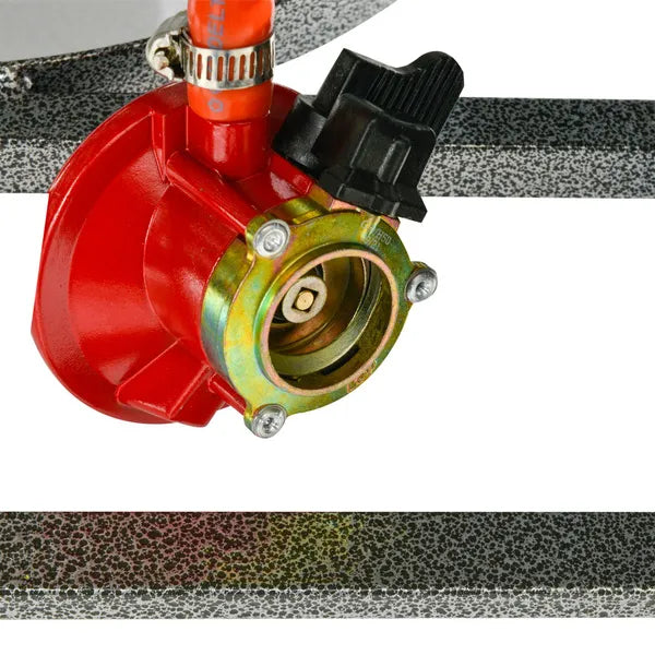 Outdoor Garden Propane Gas Fire Pit Table, 50000BTU Smokeless Patio Heater With Protective Cover, Lava Rocks And Lid - Black