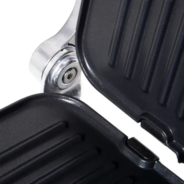 HOMCOM Health Grill & Panini Press, 2100W Electric Non-stick Grill with 180° Flat Open, Drip Tray, Removable Plate, Floating Hinges and 8 Automatic Settings