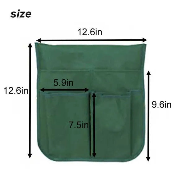 Portable Garden Kneeler Folding Knee Pad Stool Hand Tool Bag 60x27x49cm