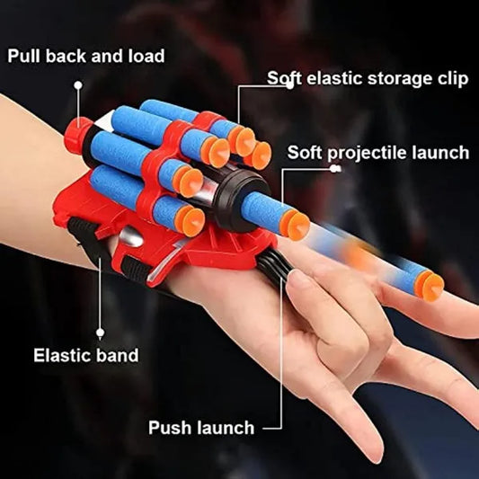 Shooter Toy For Kids Plastic Cosplay Wrist Launcher Glove Set Decorate Children's Toys