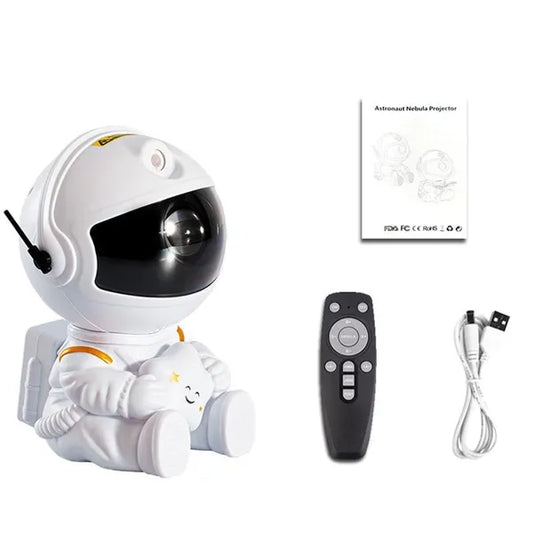 Astronaut Galaxy Projector Starry Night Light Projector, Astronaut Light Projector with Nebula,Timer and Remote Control, USB Powered 360° Adjustable Spaceman Light Projector, for Children and Adults