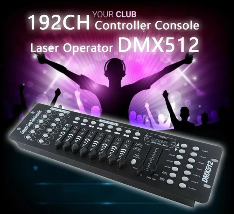 DMX512 192 Channel Operator Console Controller Disco Party for DJ Stage Lighting