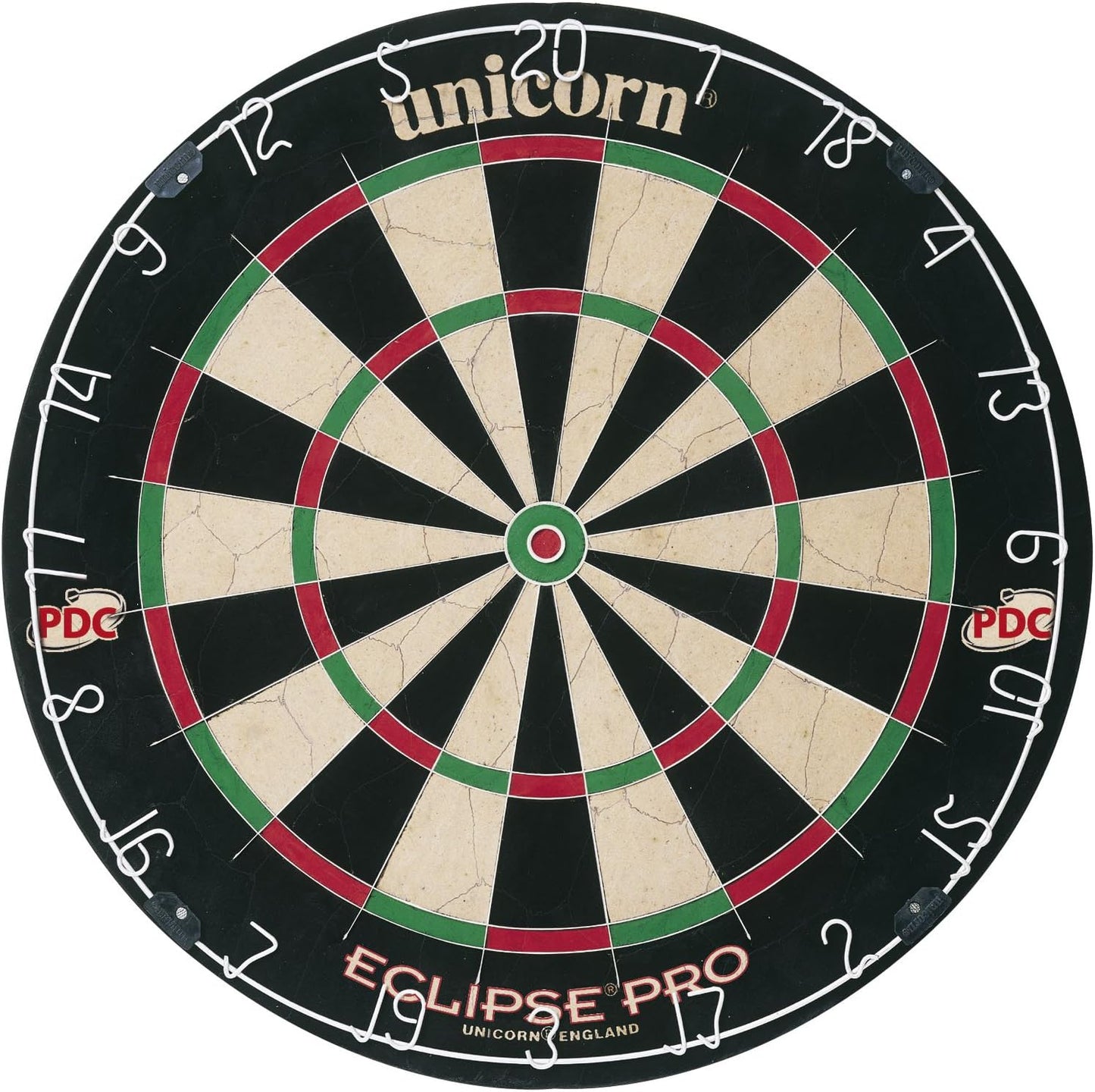 Unicorn Eclipse Pro, Professional Bristle Dartboard with Competition Quality Sisal, Spider and Number Ring, Professional Dart Board for Adults