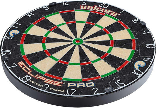 Unicorn Eclipse Pro, Professional Bristle Dartboard with Competition Quality Sisal, Spider and Number Ring, Professional Dart Board for Adults