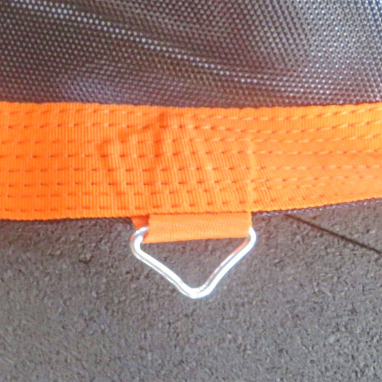 SPORTNOW Replacement Trampoline Mat with Spring Pull Tool, 72 V-Hooks, for 12ft Trampoline using 14cm Springs, Orange / Green