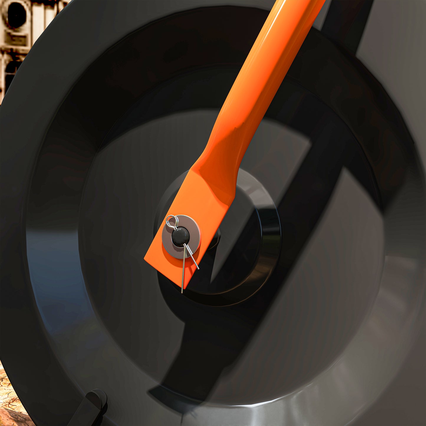 Garden Compost Spreader, 24" Peat Moss Spreader with Height Adjustable T Shaped Handle and Metal Mesh Basket for Seeding, Spreading Manure