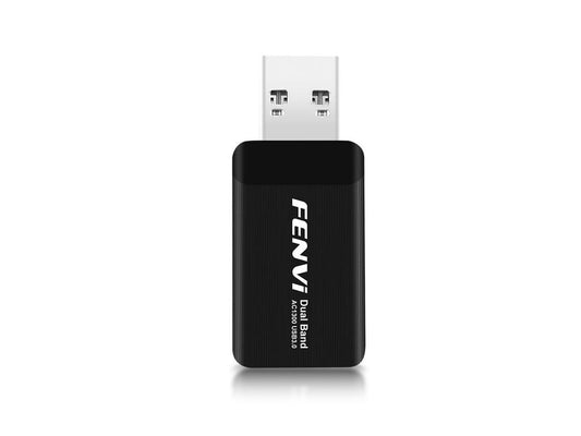 Fenvi Wireless USB WiFi Adapter for PC - 802.11AC 1300Mbps Dual Band 5G/2.4G WiFi USB 3.0 Wi-Fi Dongle for PC Desktop Laptop Windows.