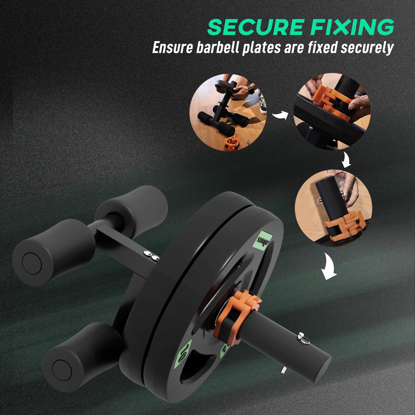 Tib Bar with 2 x 10kg Olympic Weight Plates, Tibialis Trainer Calf Raise Machine For Home, Gym, Lifting And Strength Training