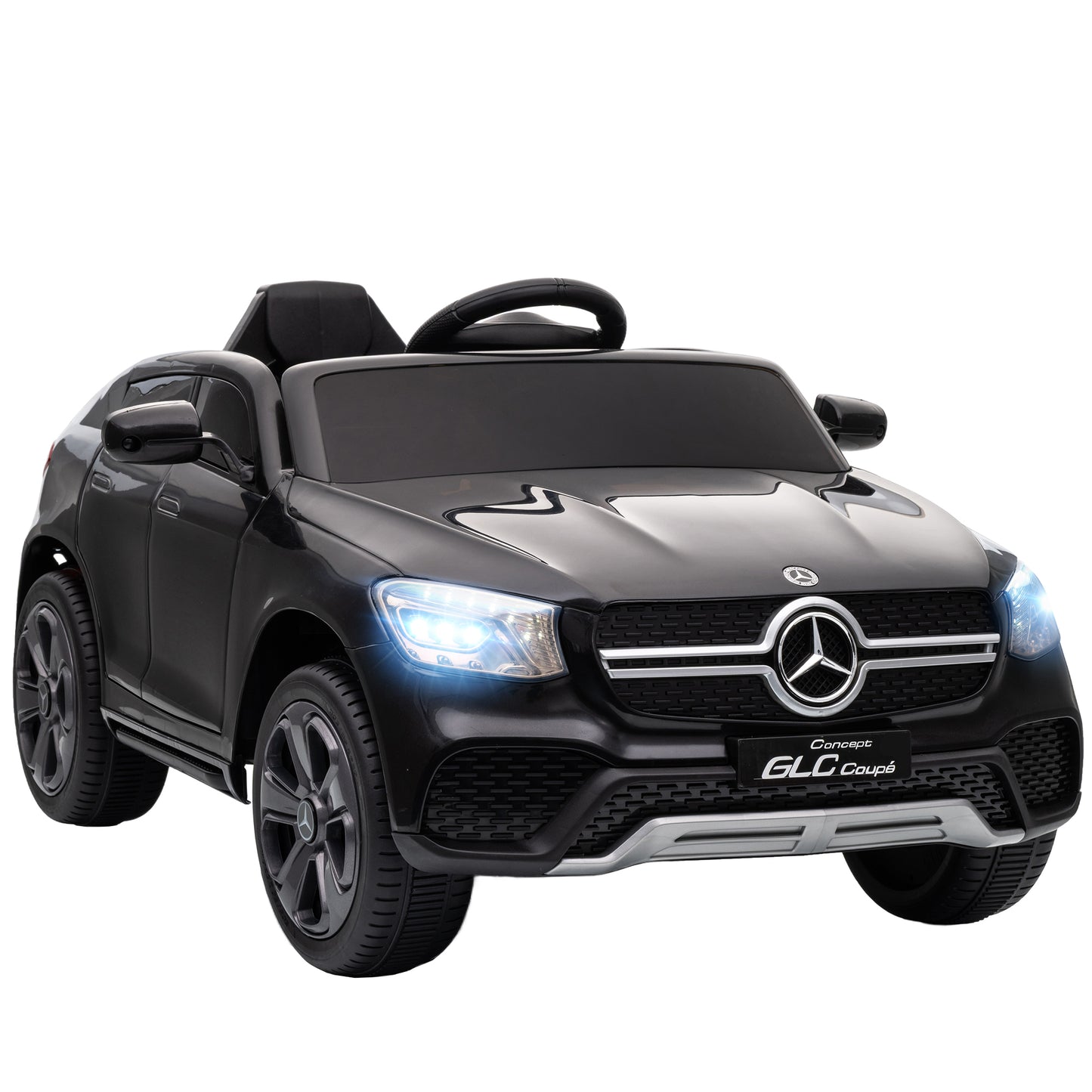 AIYAPLAY Mercedes-Benz GLC Licensed Kids Ride on Car with Remote Control, Soft Start, MP3, LED Headlights