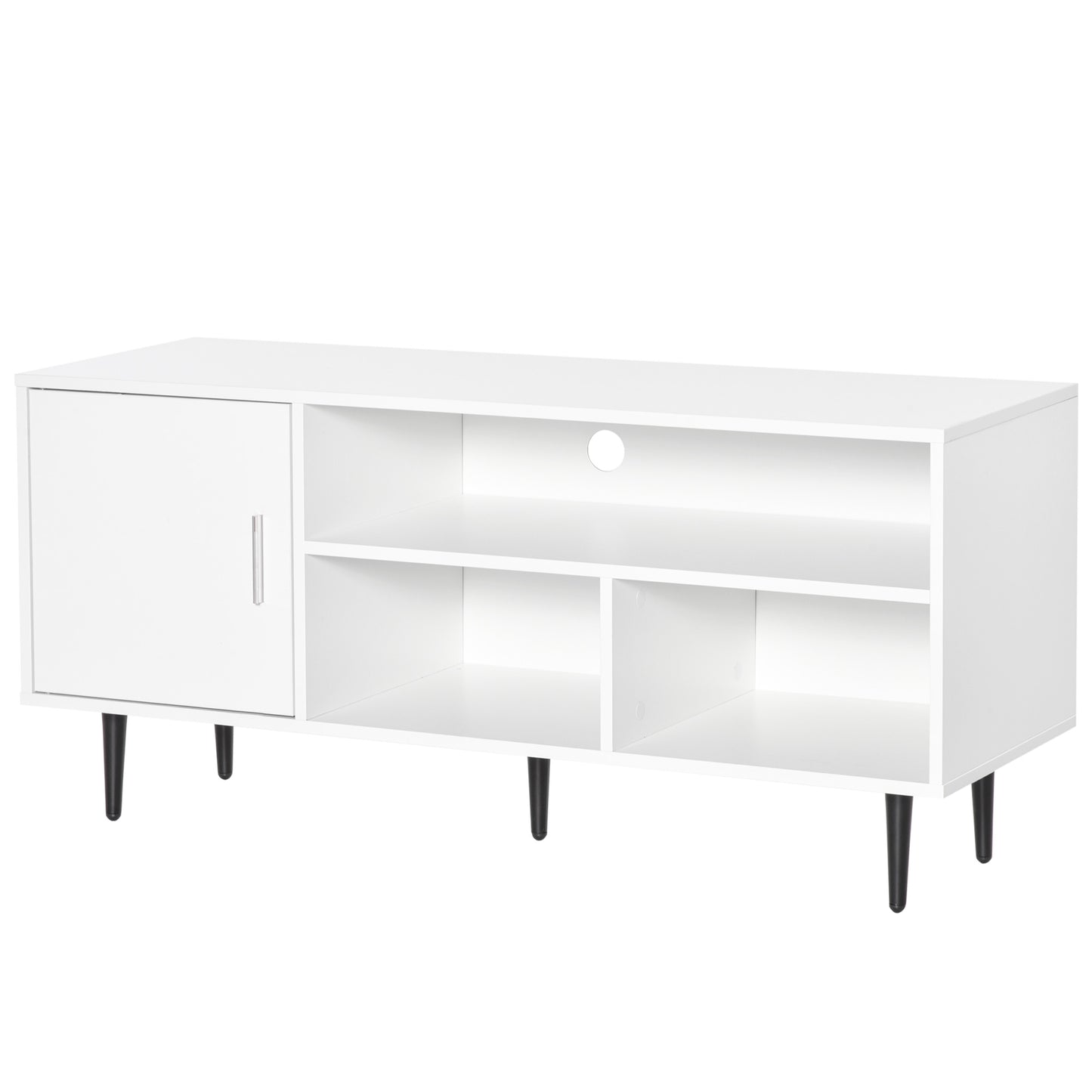 TV Stand Cabinet for TVs up to 60 Inches - White