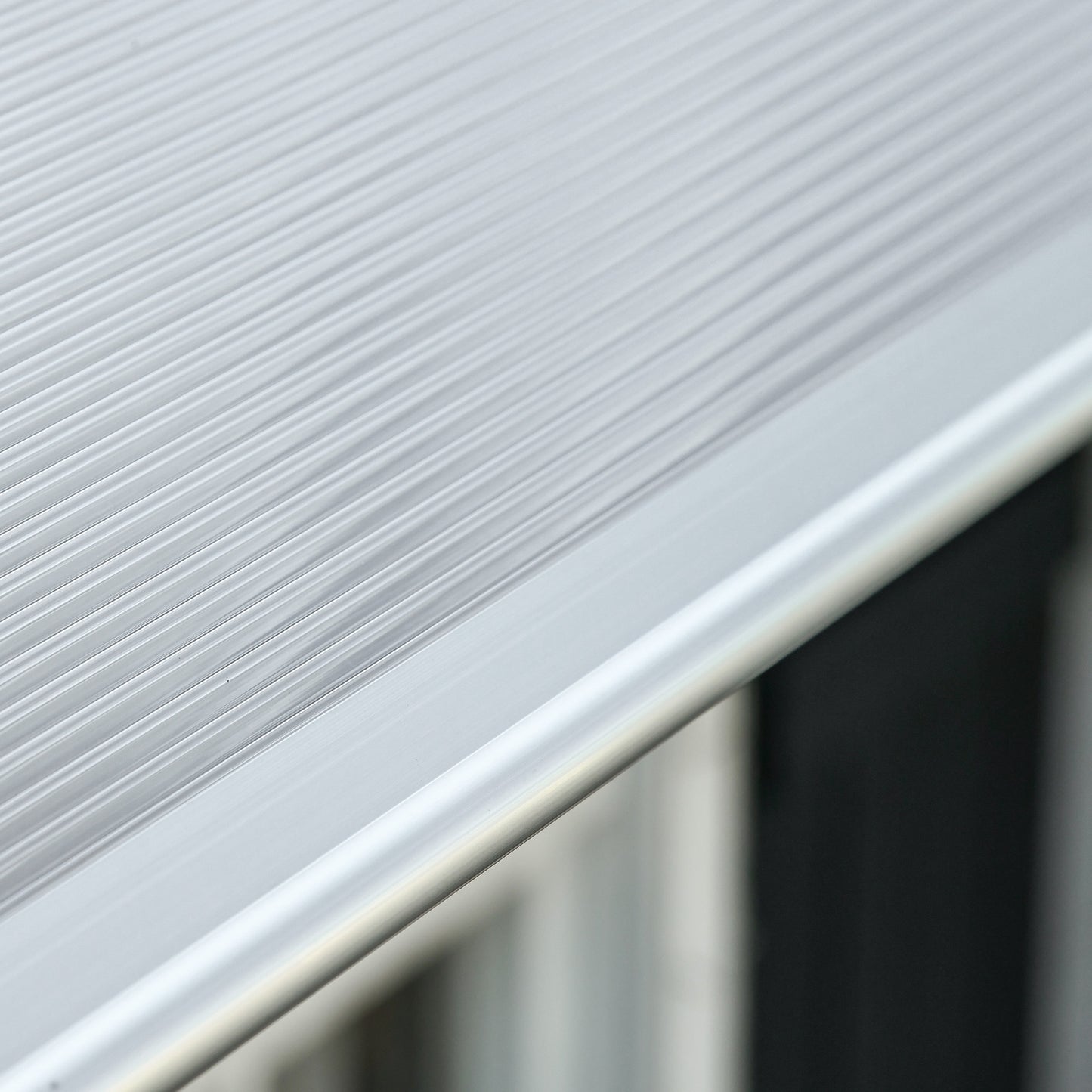 Outsunny Front Over Door Canopy, Outdoor Awning, 200 x 96cm Rain Shelter for Window, Porch and Front/Back Door, Clear