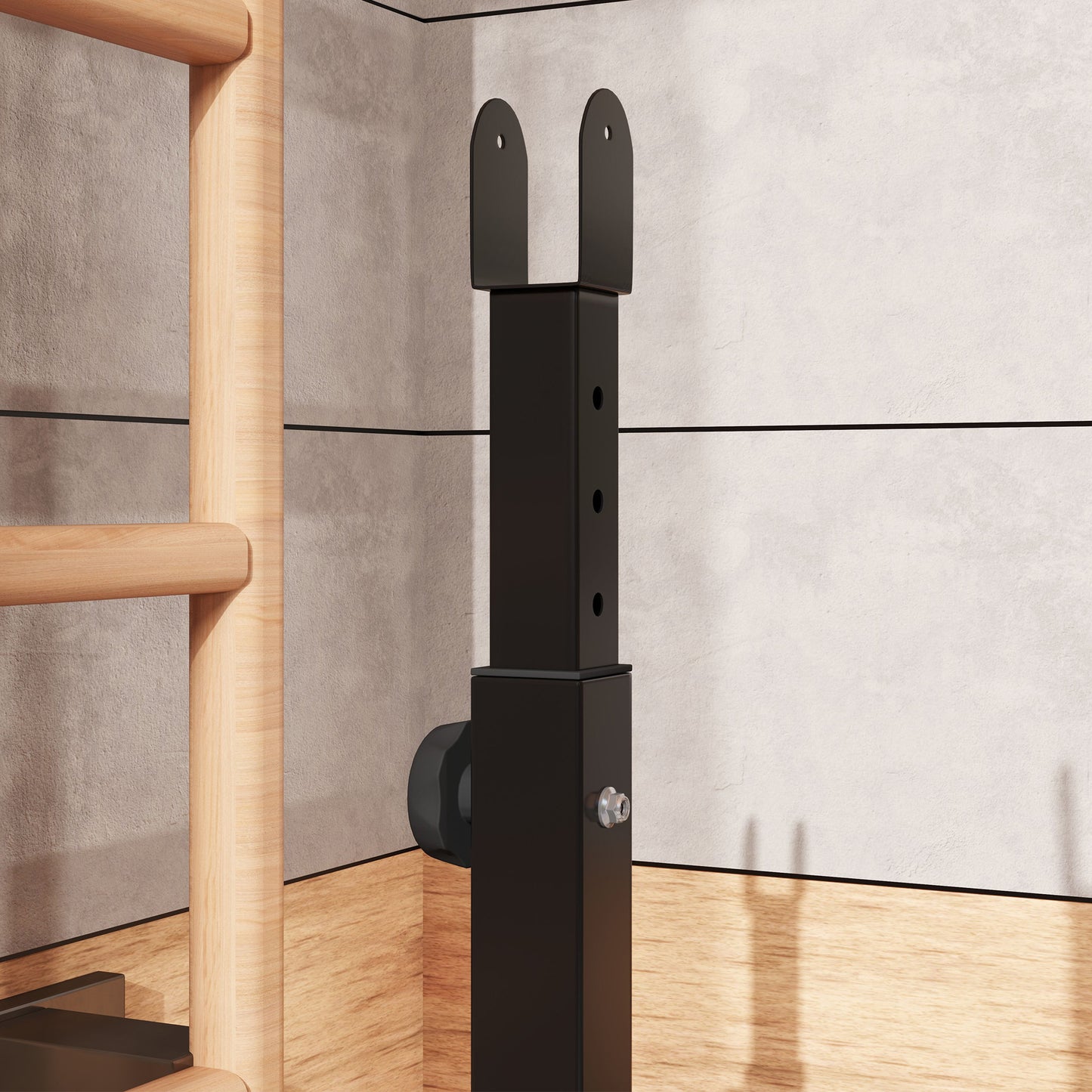 Folding Weight Bench with Bench Press Rack, Preacher Curl Bench, Leg Curl Machine, Incline or Flat Workout Bench for Home Gym Strength