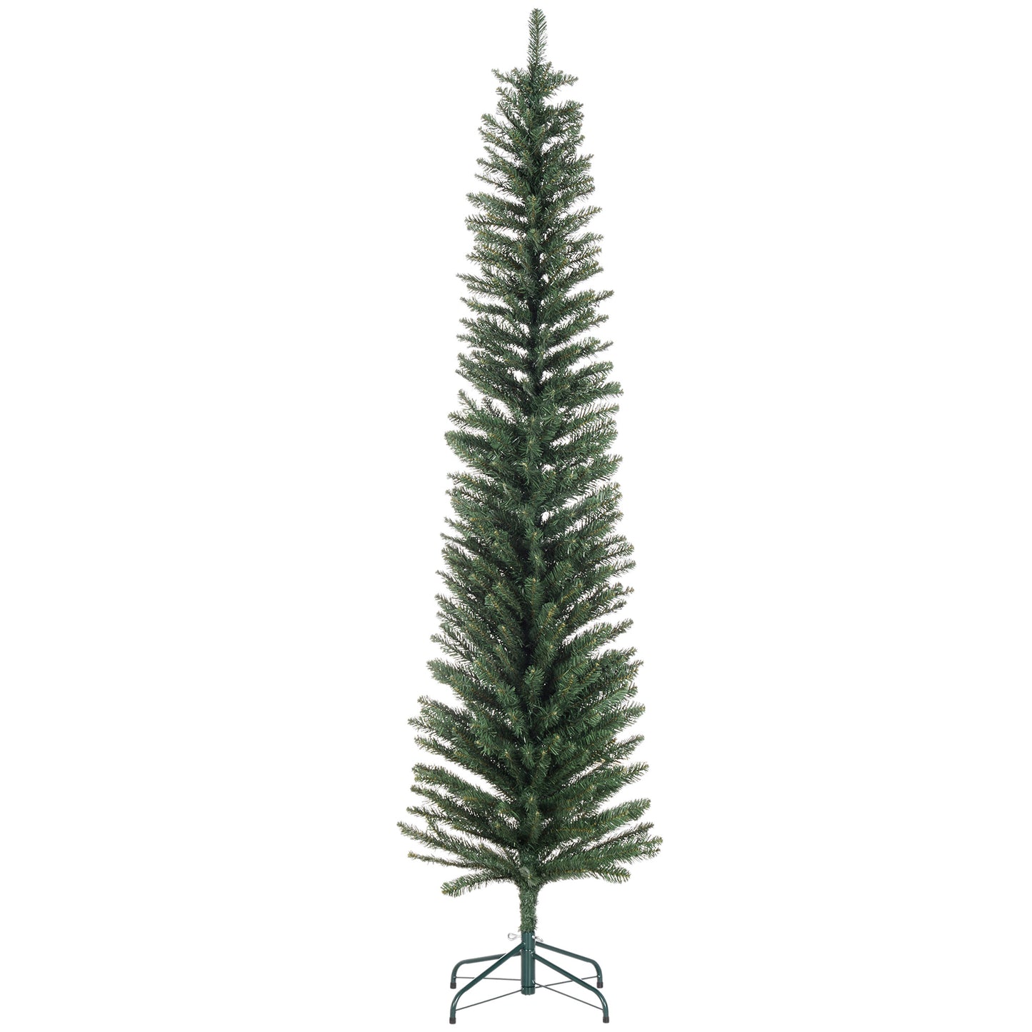 7ft Artificial Bare Pencil Christmas Tree - Green