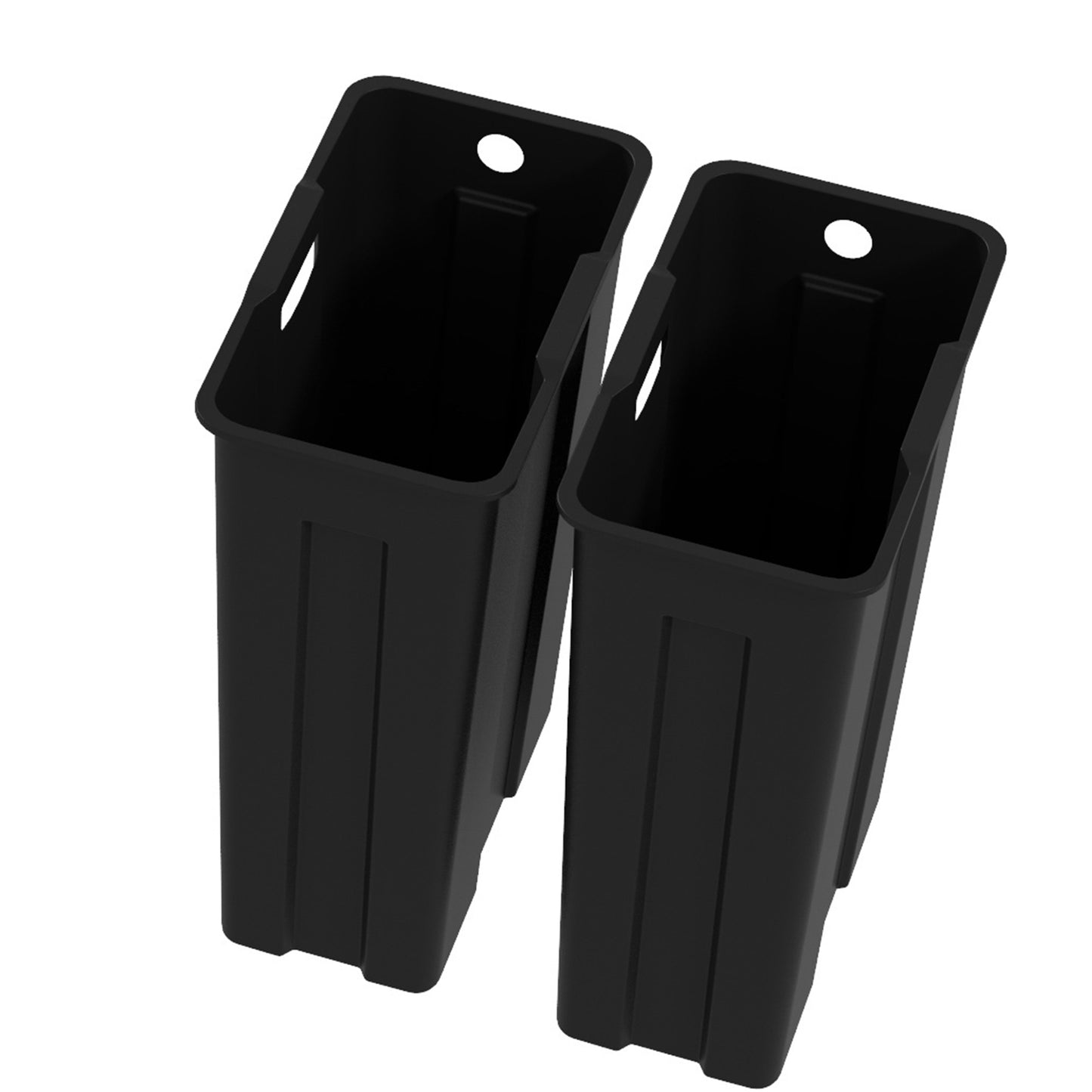 2 x 20L Pedal Bin, Steel Dual Kitchen Bin with Soft Close Lid, Removable Inner Buckets, Fingerprint-Proof, Silver