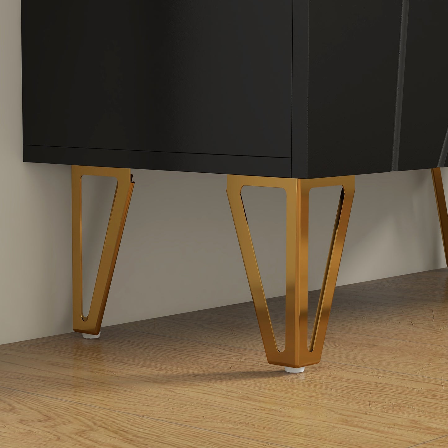 Narrow Shoe Storage Cabinet with Soft-Close Hinges and Adjustable Shelves for 15-20 Pairs of Shoes, Black