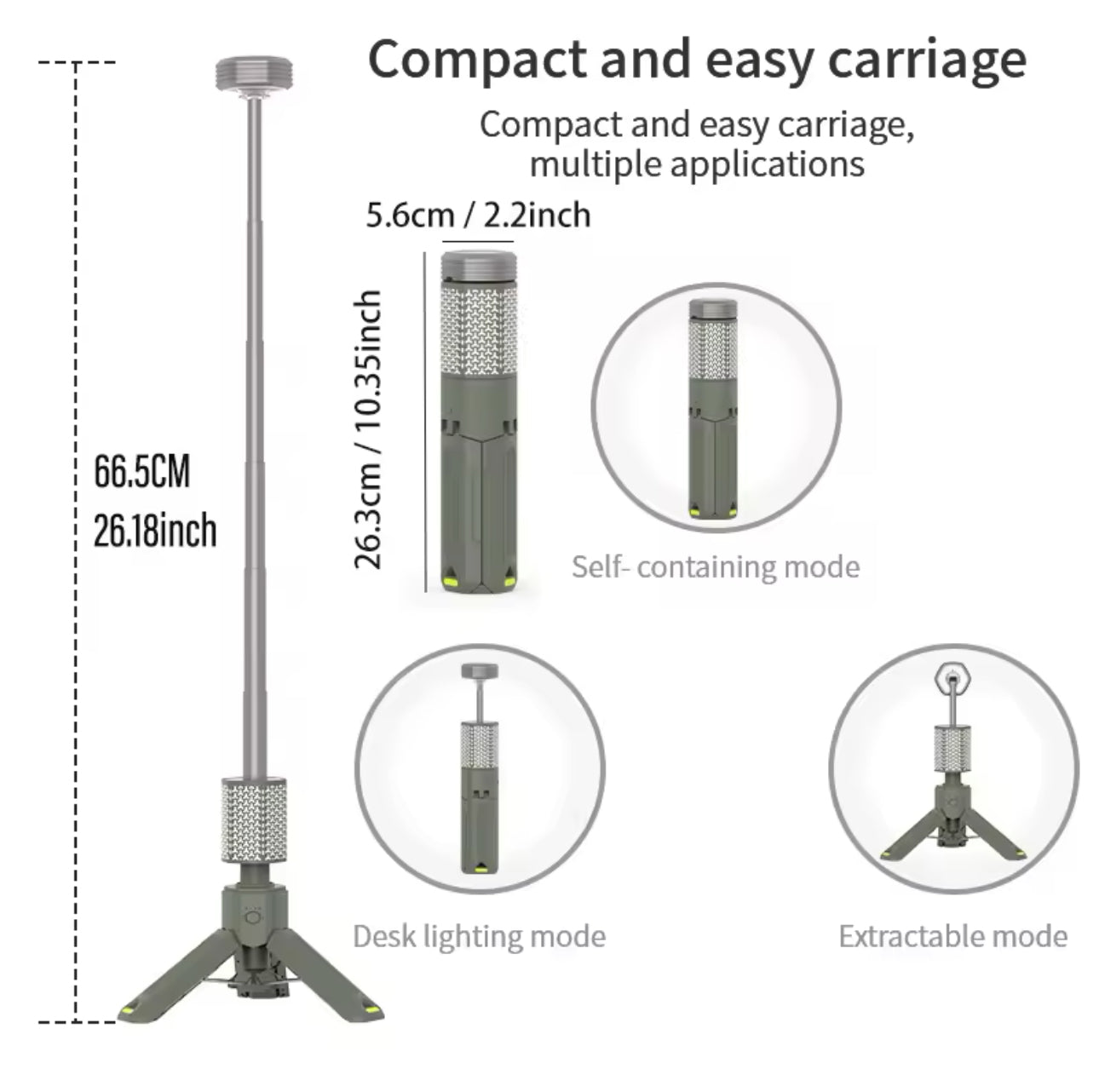 LED Outdoor Camping Hiking Exploring Lantern, UBS Rechargeable, Adjustable Colour Temperature Outdoor Portable Lantern, IP65 Waterproof