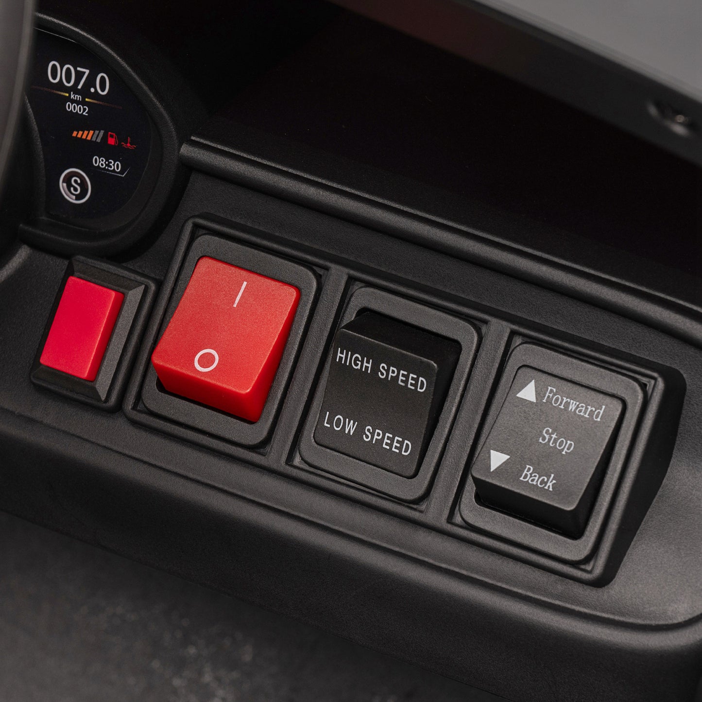 AIYAPLAY Kids Electric Ride on Police Car with Remote Control, Music, Horn, Siren Flashing Lights for 3-5 Years Old, Multicolour