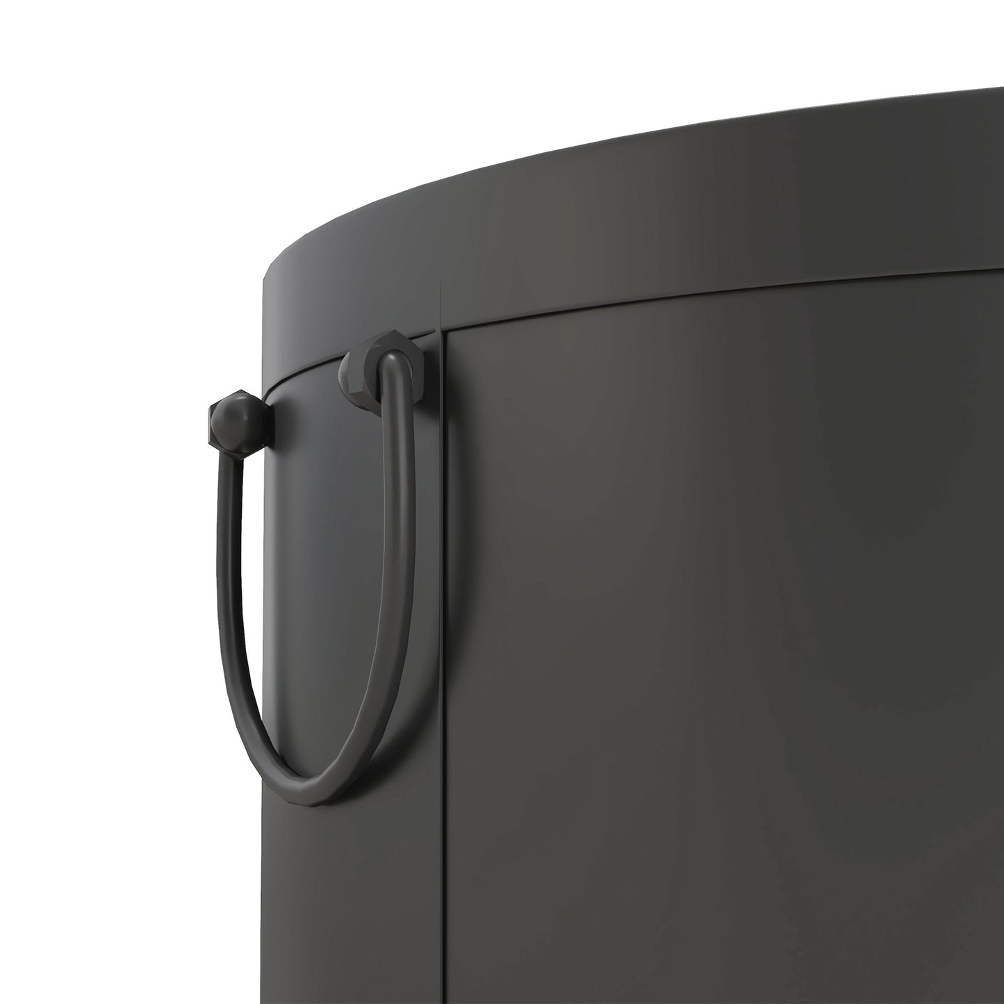 Smokeless Fire Pit, 38cm Portable Wood Burning Firepit with Spark Screen, Low Smoke Camping Bonfire Stove for Garden Patio Picnic, Dark Grey