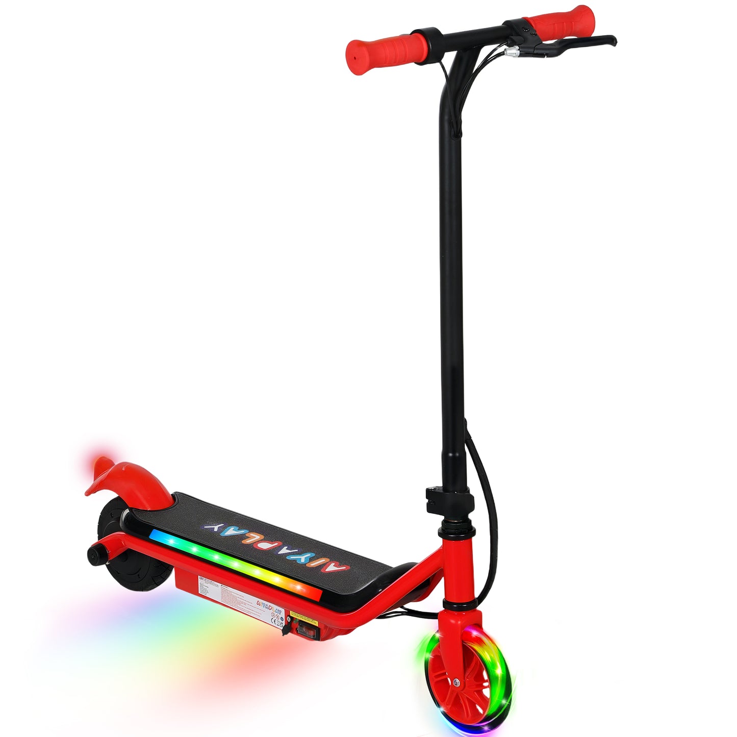 Electric Scooter for Kids Ages 6-14, with Dual Brakes, Flash Wheel and Colourful Light, Kids Electric Scooter E Scooter, Up to 12 KM/H & 10 KM