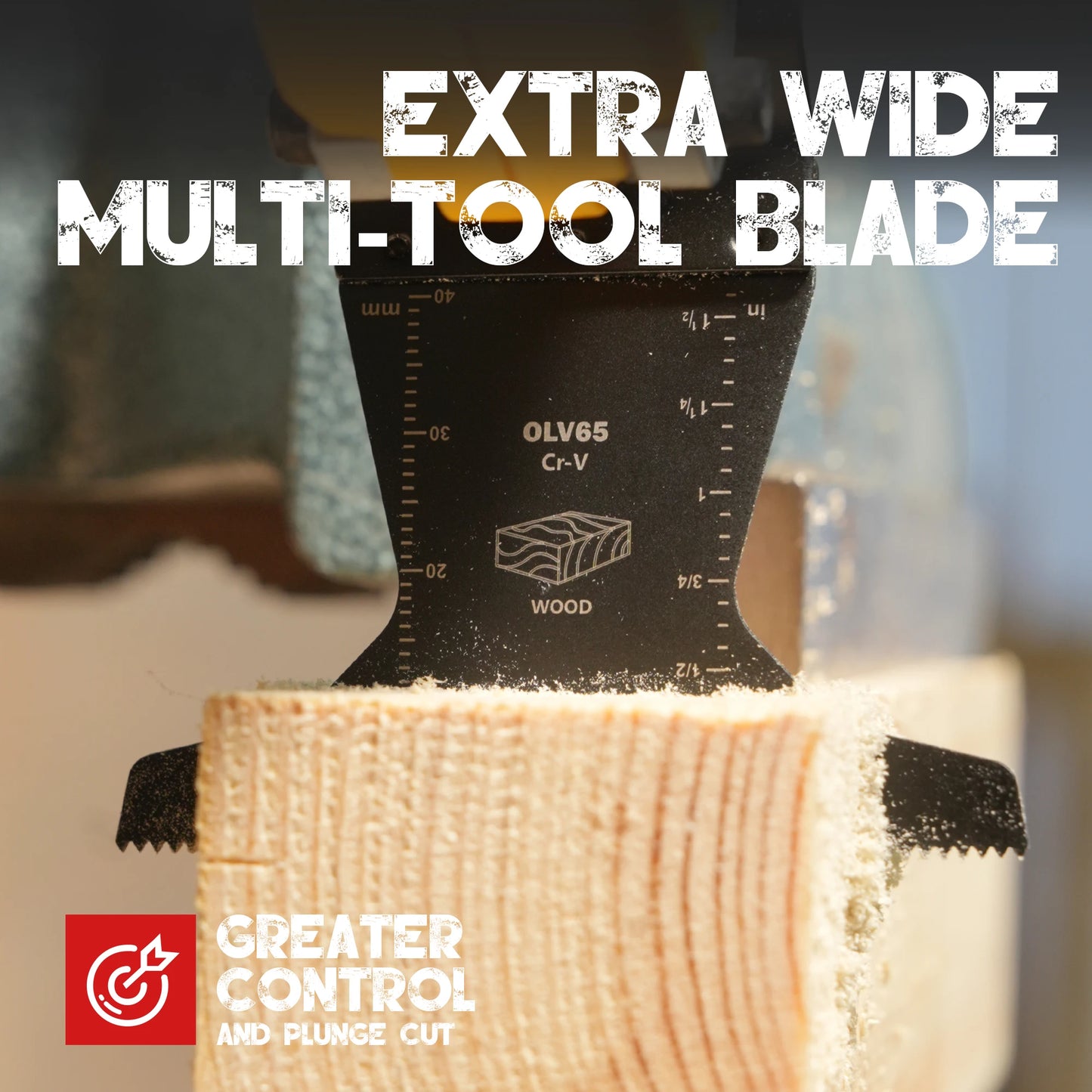 EZARC Oscillating Saw Blades, Cr-V Teeth Oscillating Multitool Blades, Precision Cutting Blades for General Cutting, Woodworking