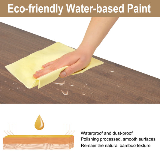 Ancient Oriental Hall Console Accent Table For Entryway With Drawer Storage Shelf Natural Bamboo Wood Furniture