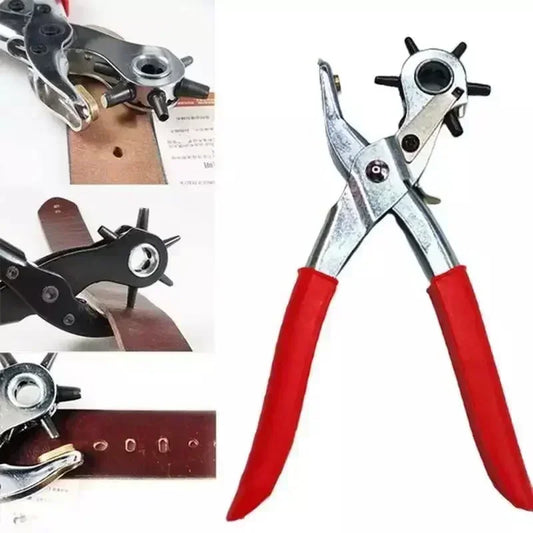 Multi Functional Leather Punching Tool Watch Strap Belt Cowhide Manual Punches Labor-Saving Pliers DIY Handicraft Accessories