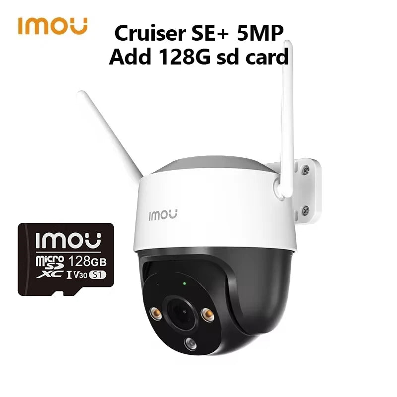 IMOU Cruiser SE+ 5MP Wi-Fi Camera Outdoor Smart Night Vision 8X Digital Zoom AI Human Detection IP66 Weatherproof PT Camera