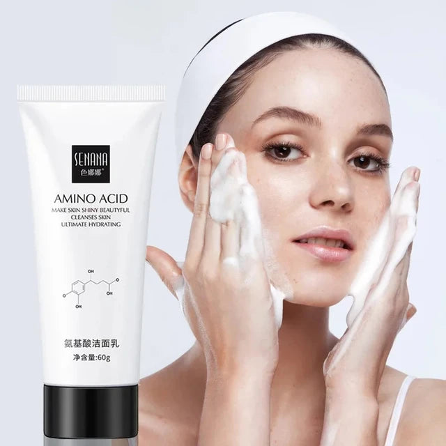 SENANA Amino Acid Face Cleanser Facial Scrub Cleansing Oil Control