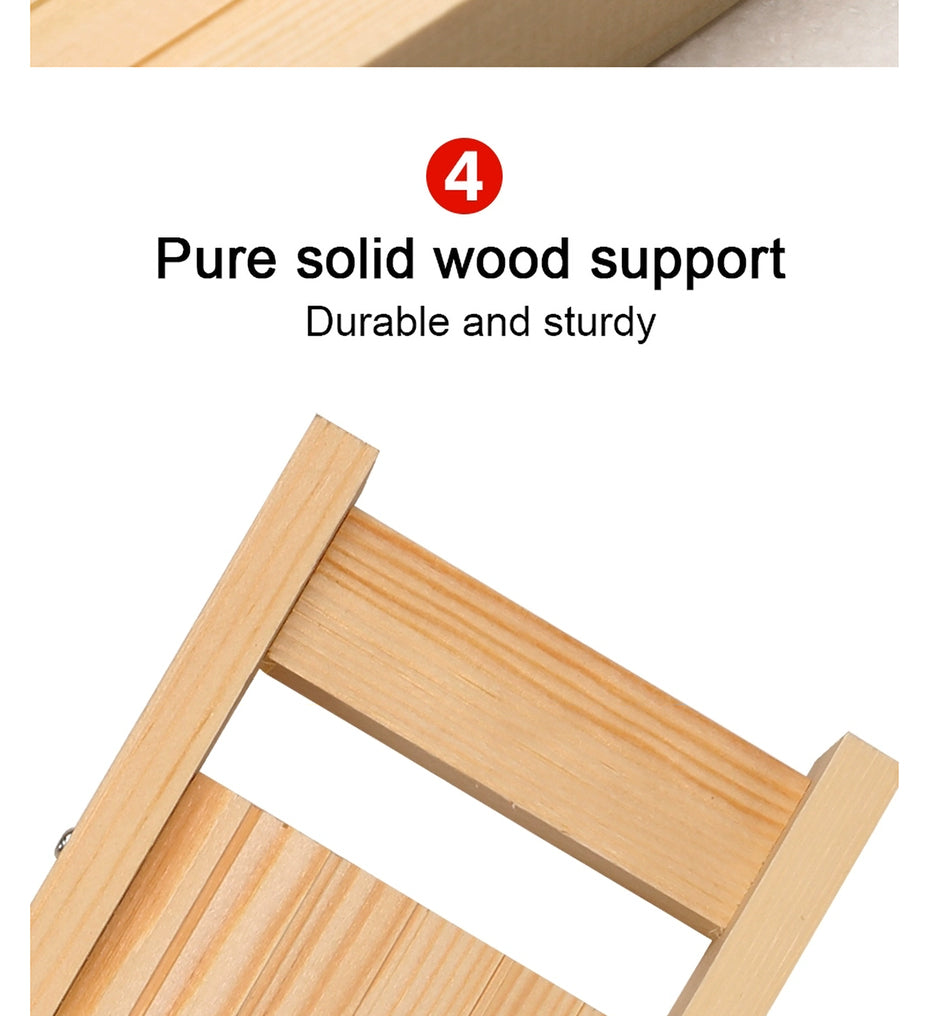Wooden Vegetables Fruit Salad Cutter Adjustable 0.5-7mm Slicer Chopper Tomato Onion Cabbage Shredder Chip
