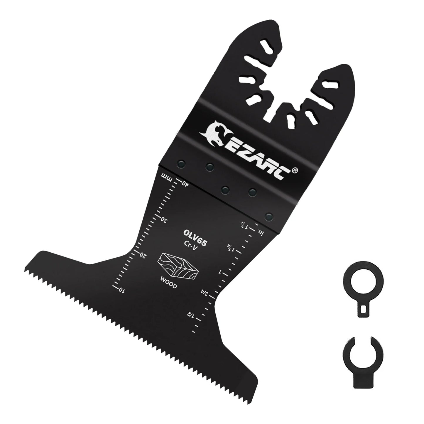 EZARC Oscillating Saw Blades, Cr-V Teeth Oscillating Multitool Blades, Precision Cutting Blades for General Cutting, Woodworking